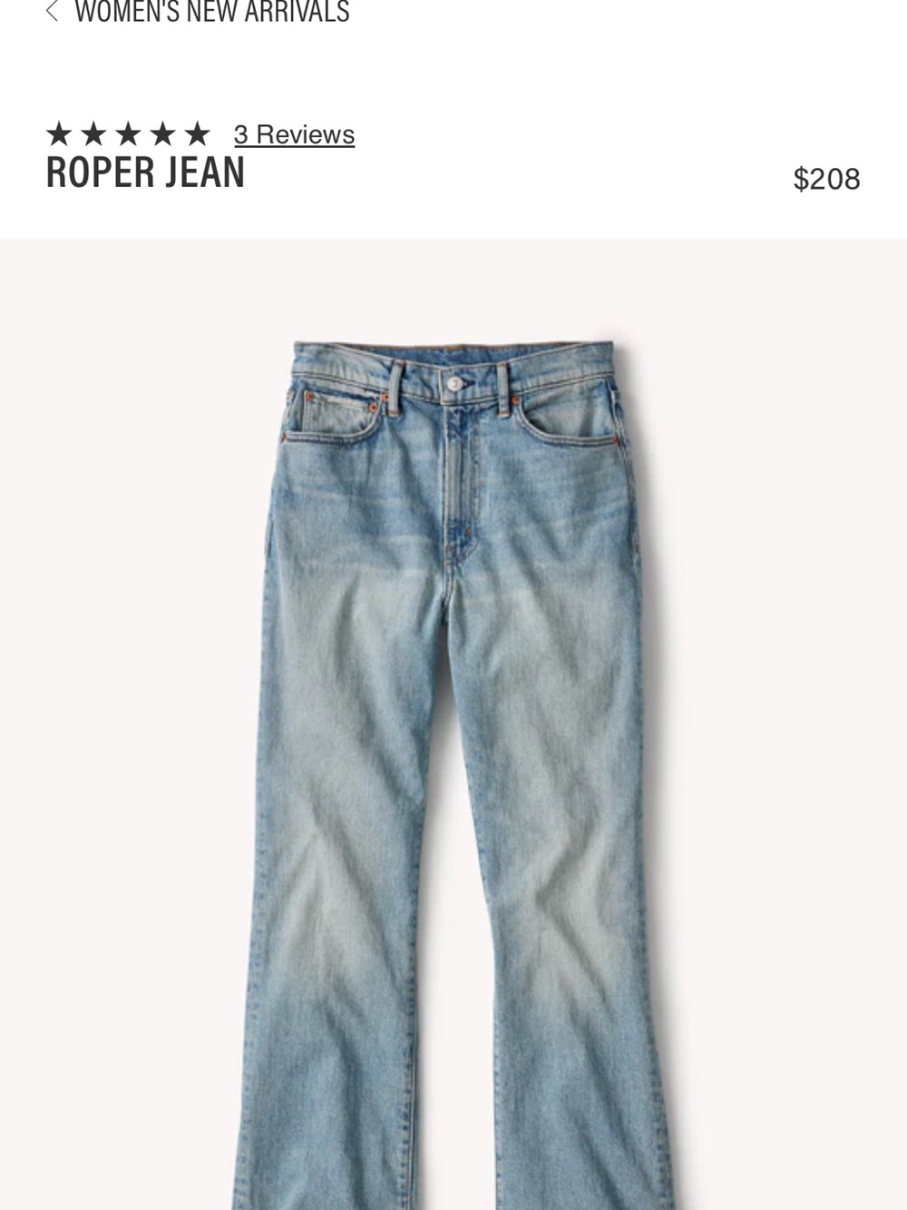 Buck Mason Light Wash Bootcut Roper Jeans